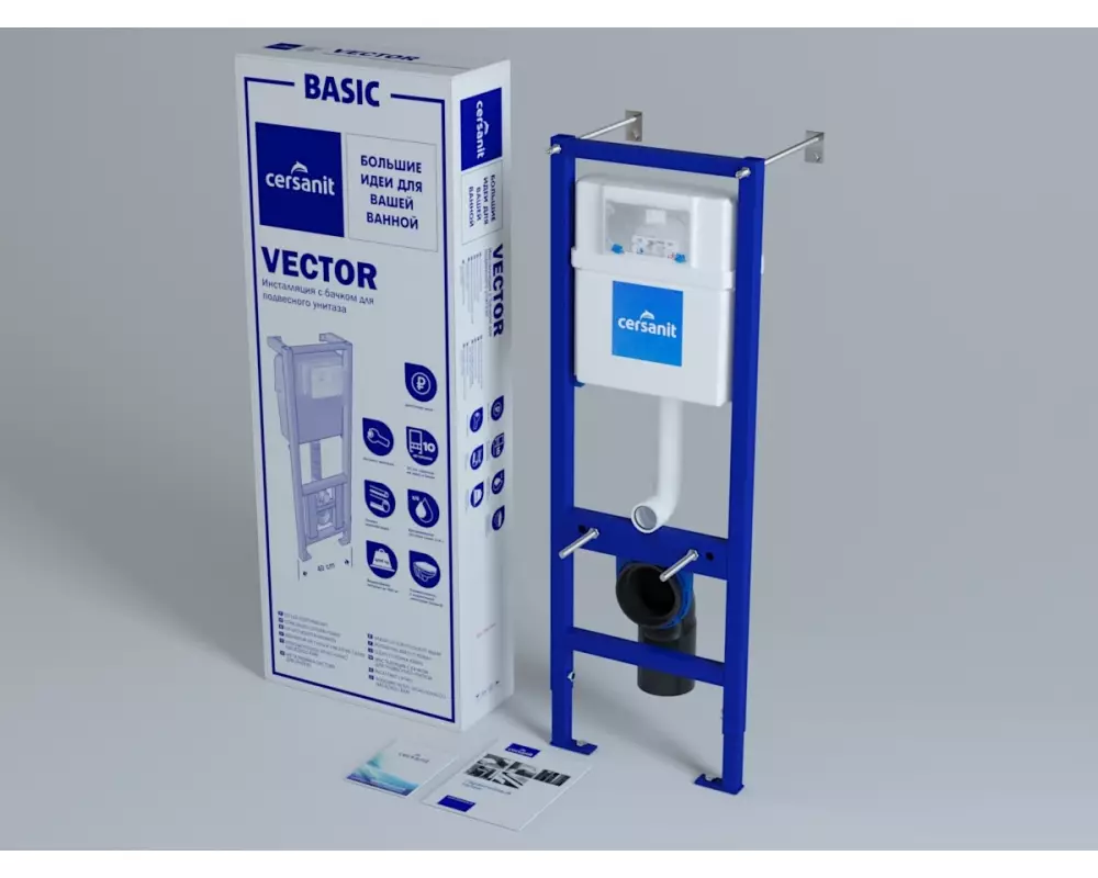 Инсталляция VECTOR для унитаза с бачком