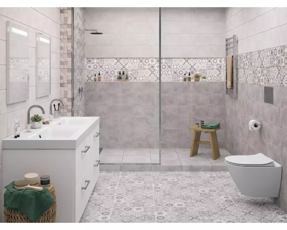 Кнопка INTERA белая глянцевая стекло