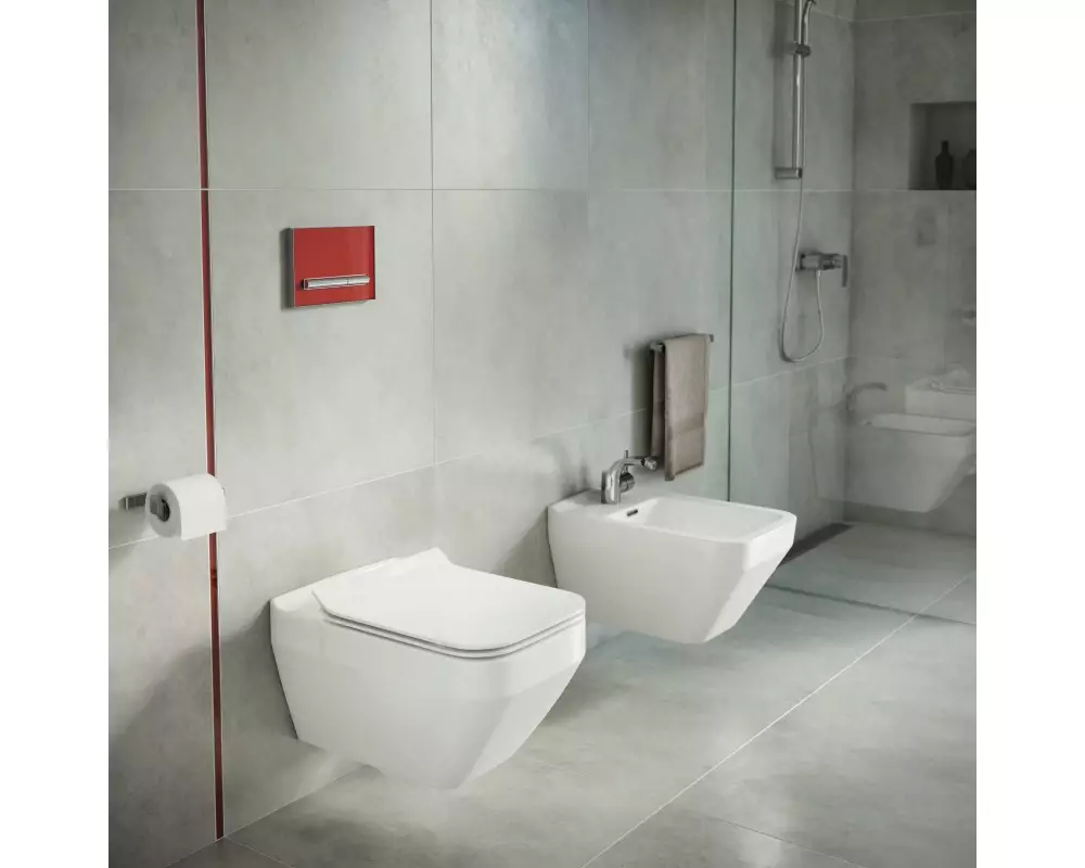 Кнопка PILOT серая глянцевая стекло