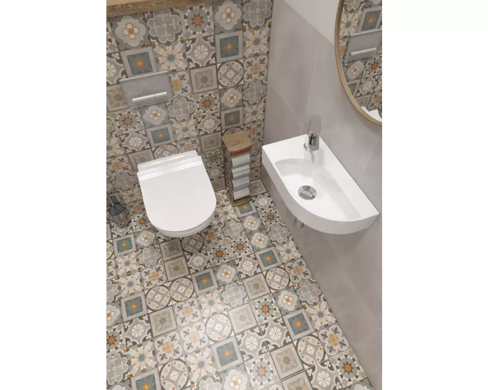 Кнопка PILOT белая глянцевая стекло