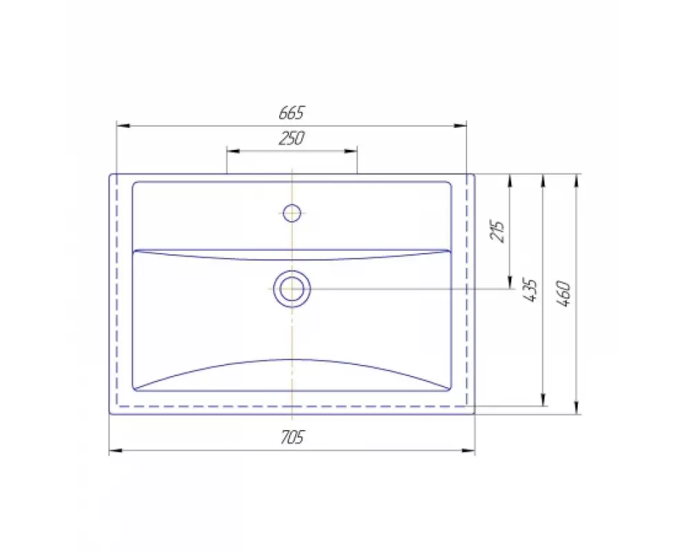 Комплект мебели для ванной комнаты «Флора-Фостер» 700