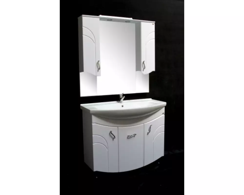 Комплект мебели«Сицилия-Элеганс» 1050 (тумба, умывальник ,шкаф зеркальный,колонна)