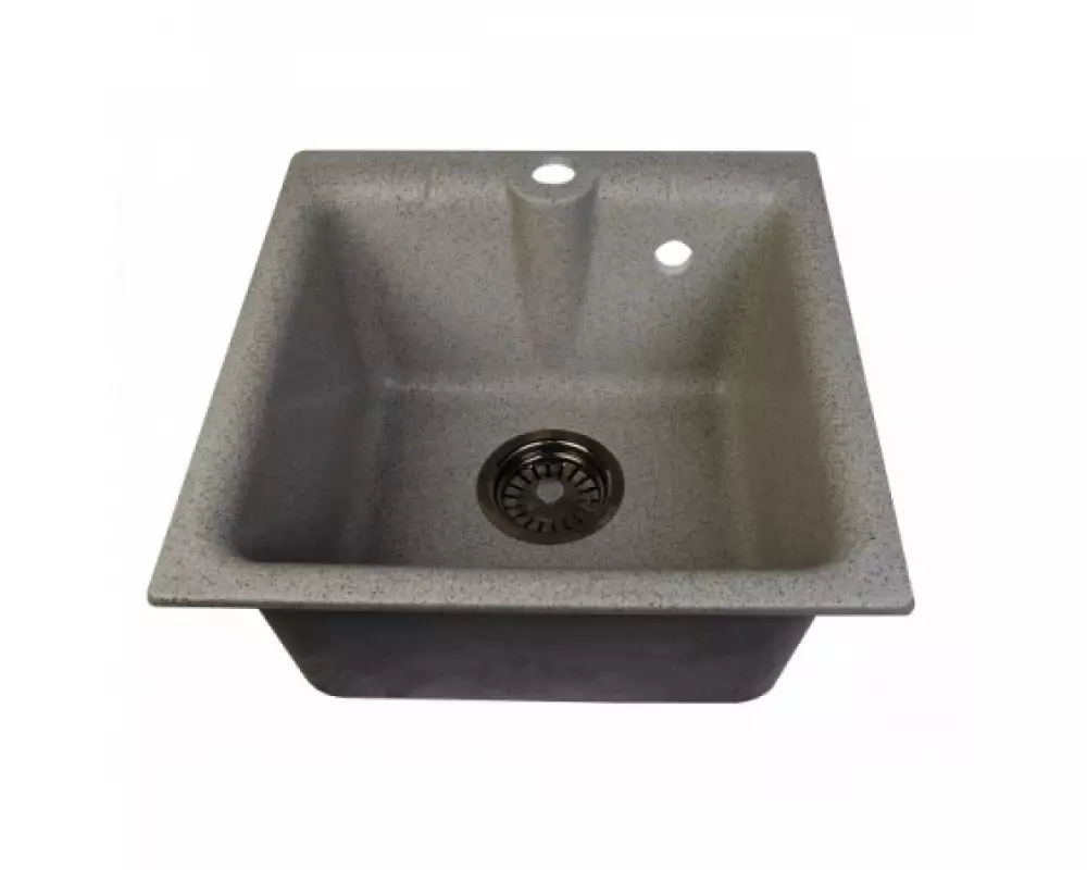 Каменная мойка Granmill 018 (молотый мрамор),глянец-блестки