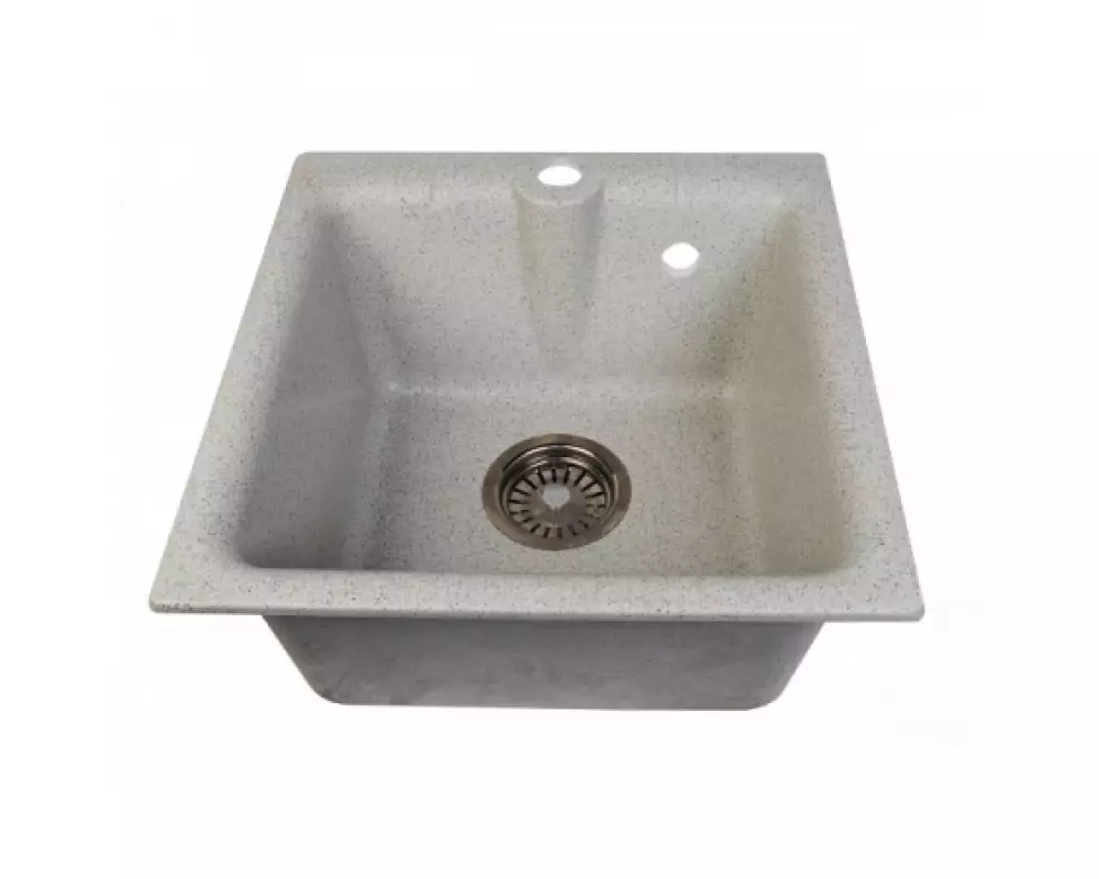 Каменная мойка Granmill 018 (молотый мрамор),глянец-блестки