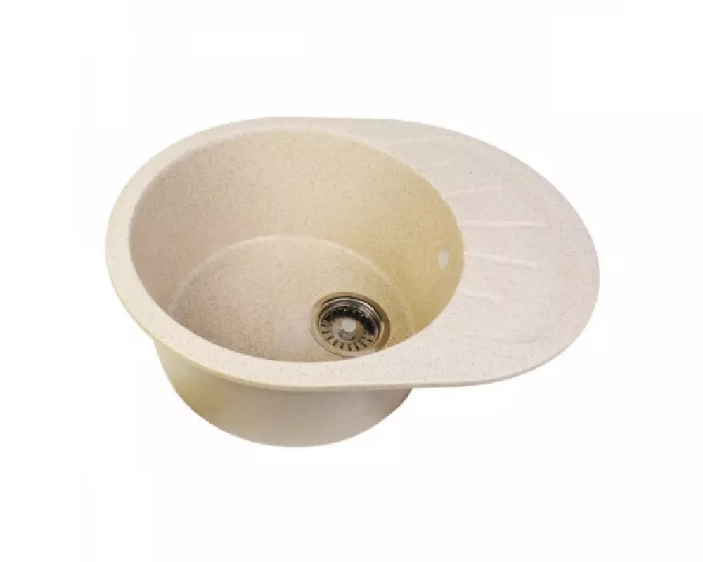 Каменная мойка Granmill 020  (молотый мрамор),глянец-блестки