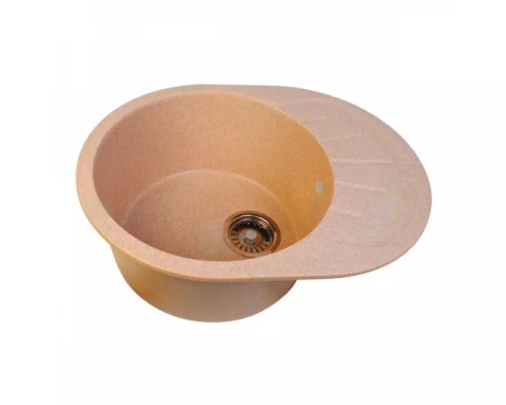 Каменная мойка Granmill 020  (молотый мрамор),глянец-блестки