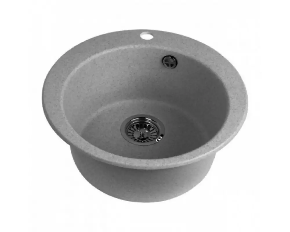 Каменная мойка Granmill 021  (молотый мрамор),глянец-блестки