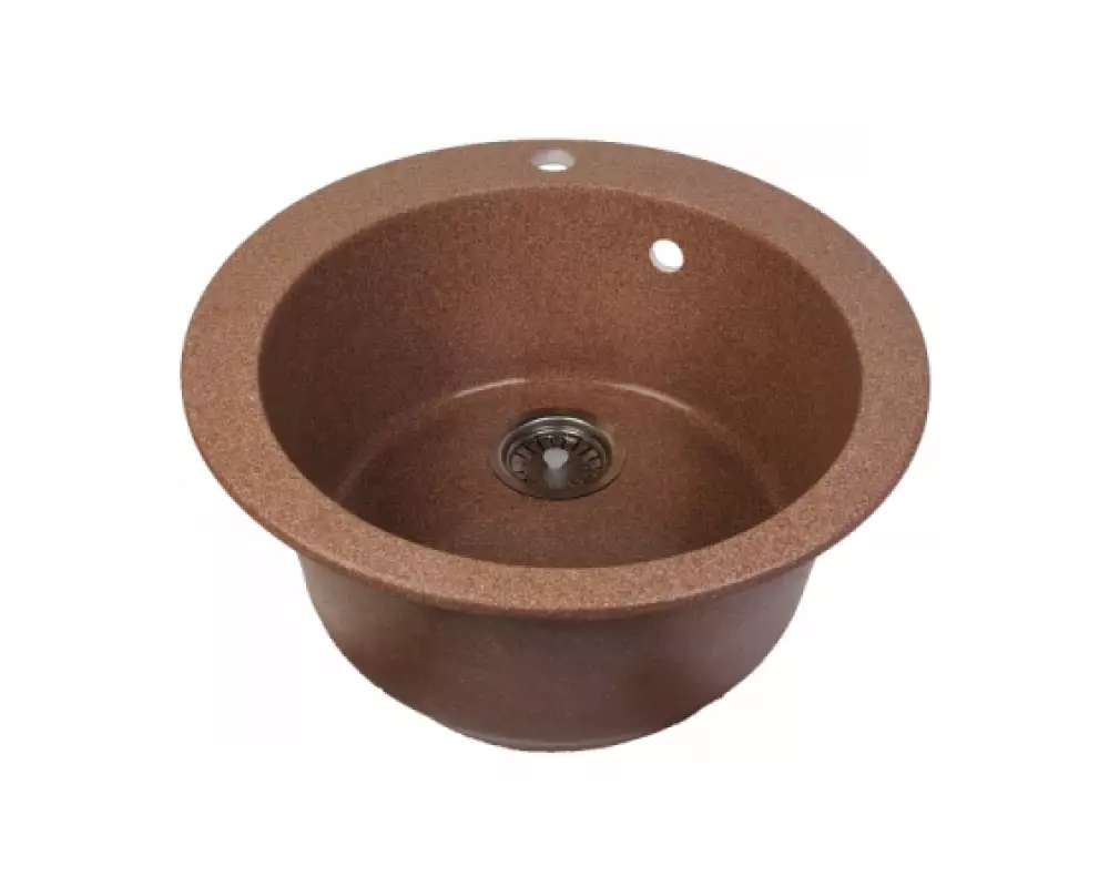 Каменная мойка Granmill 021  (молотый мрамор),глянец-блестки