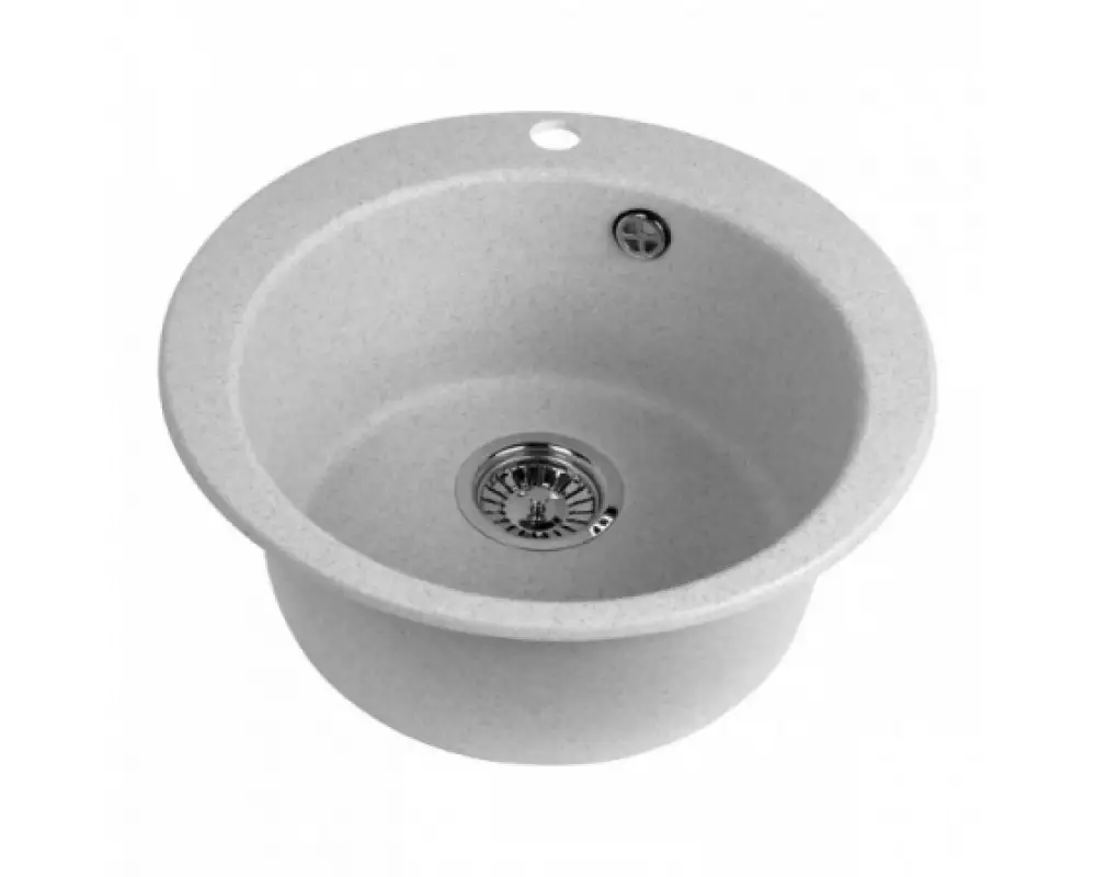 Каменная мойка Granmill 021  (молотый мрамор),глянец-блестки