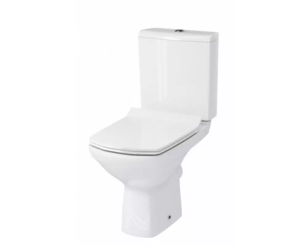 Унитаз-компакт безободковый CARINA P-KO-CAR011-3/5-COn-Slim-DL-w