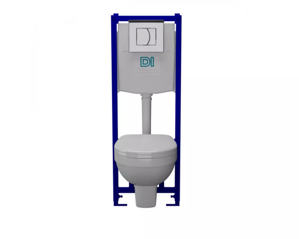 Комплект 5 в 1: «Унитаз подвесной Рио с инсталляцией DI