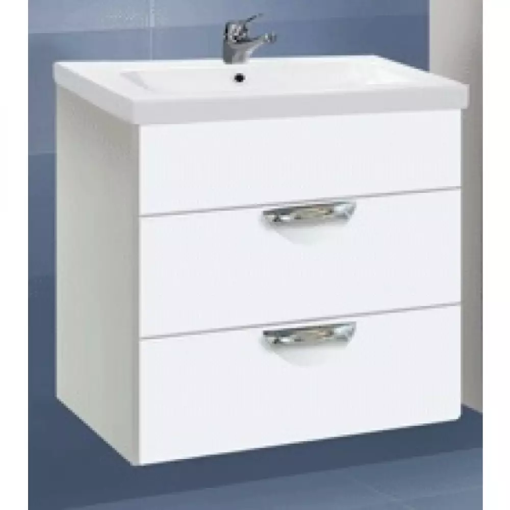 Тумба подвесная «Ника-Фостер» 500 с умывальником