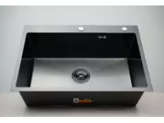 Кухонная мойка STELLUM 600Х480 врезная BLACK