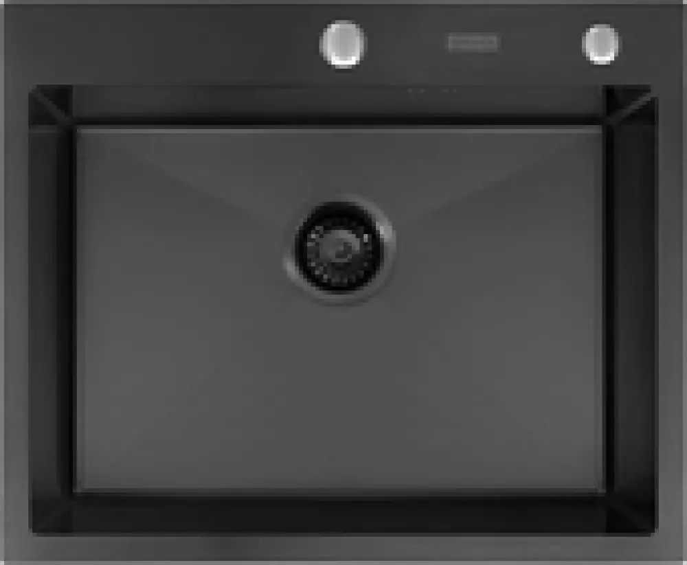 Кухонная мойка STELLUM 600Х480 врезная BLACK