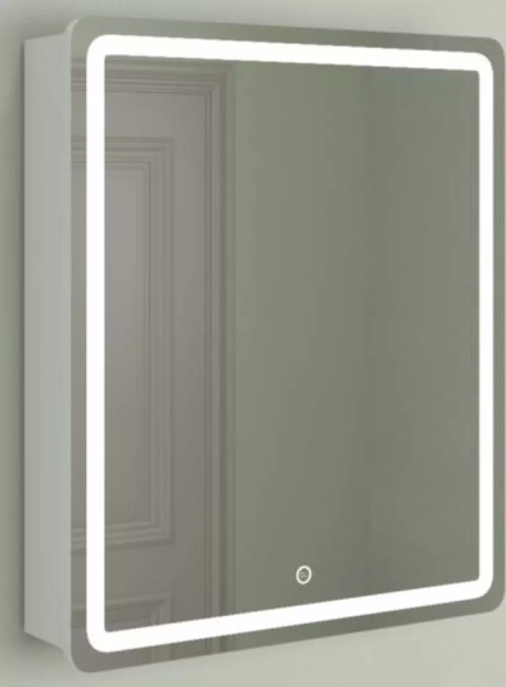 Шкаф зеркальный «Лайт Бокс» 600 Led подсветка