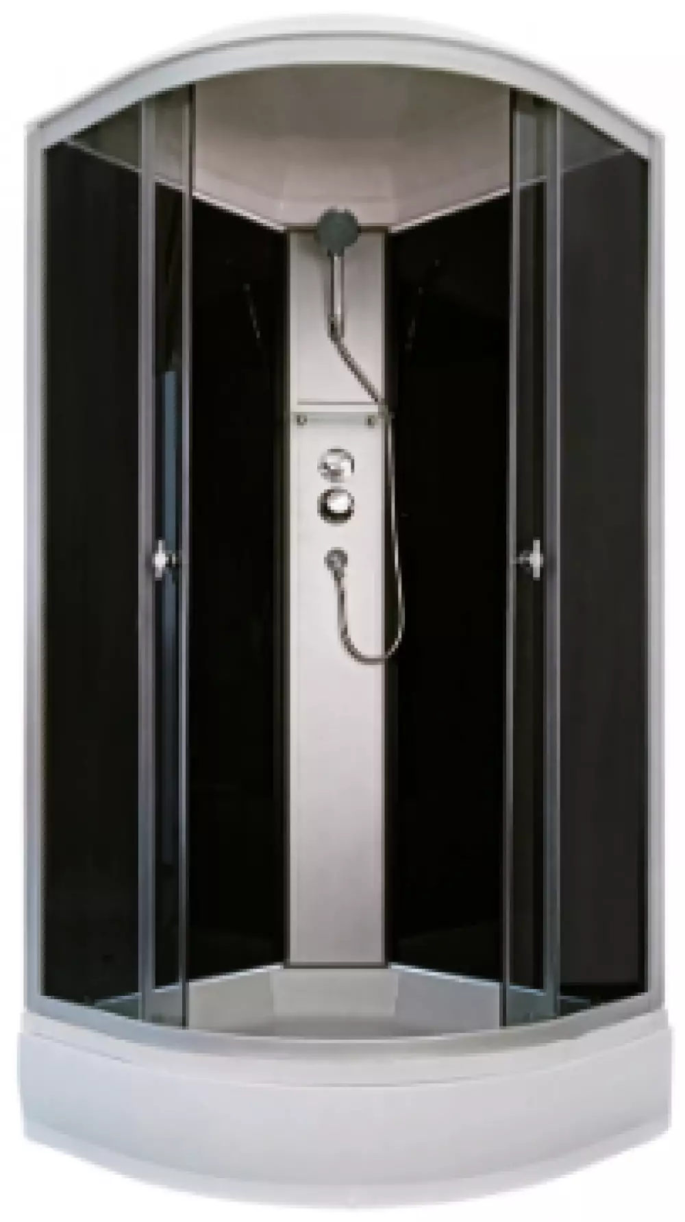 Душевая кабина 4002М 90х90 grey black